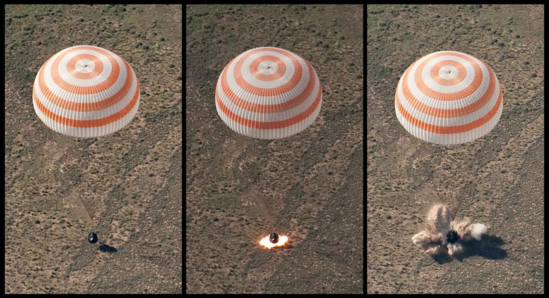 File:Soyuz TMA-17 retro-rockets firing during landing.jpg