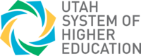 A logo for the Utah System of Higher Education, the public university system of the state of Utah, United States