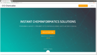 Welcome page of Chemicalize