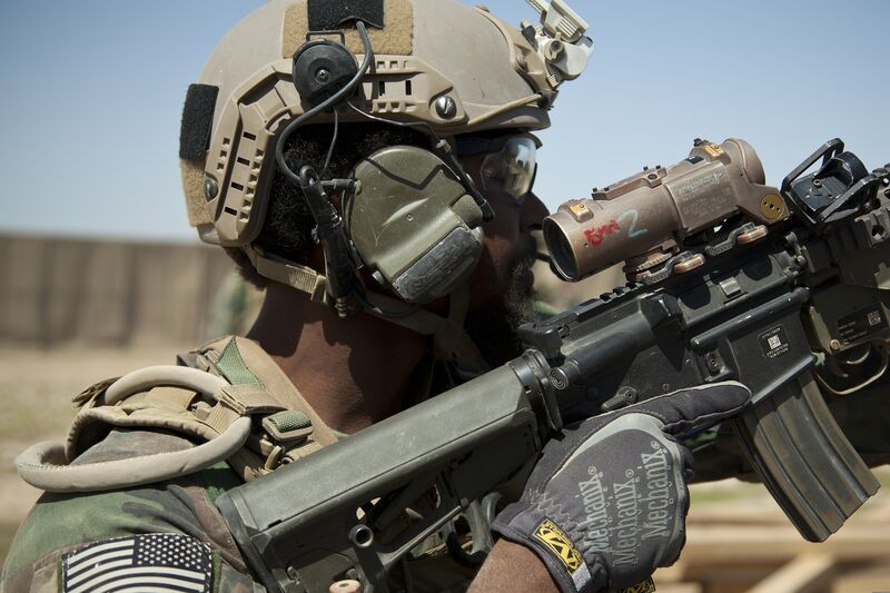File:A U.S. Marine with a Marine special operations team assists with security during the construction of an Afghan Local Police (ALP) checkpoint in Helmand province, Afghanistan, March 30, 2013 130330-M-BO337-085.jpg