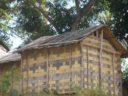 Bamboo House in Sambava Madagascar.JPG