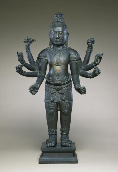 File:Cambodian - Eight-armed Avalokiteshvara - Walters 542726.jpg