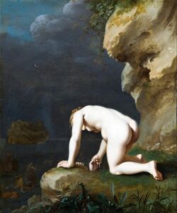 Cornelis van Poelenburgh - The Goddess Calypso rescues Ulysses - Google Art Project.jpg