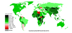 Countries by Real GDP Growth Rate (2014).svg