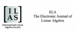 Electronic Journal of Linear Algebra logo.png