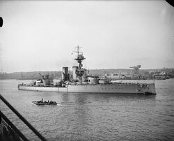 HMS Centurion at Rosyth 1918 IWM Q 13955.jpg