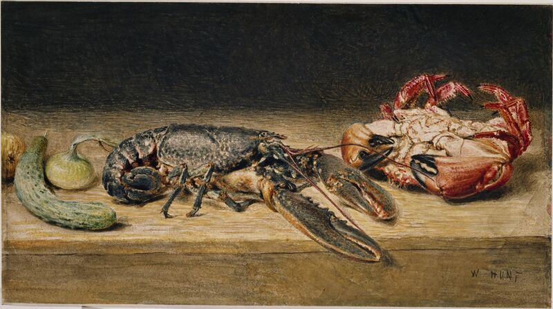 File:Lobster, Crab, and a Cucumber - 1891P32.jpg