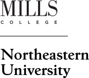 Mills College at Northeastern University 2022 Wordmark.svg