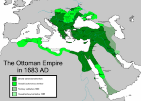 The Ottoman Empire in 1683