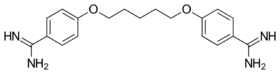 Pentamidine-skeletal.svg