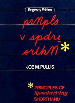 Pullis, Joe M. - Principles of Speedwriting - book cover.jpg
