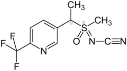 Sulfoxaflor Structural Formula V2.svg