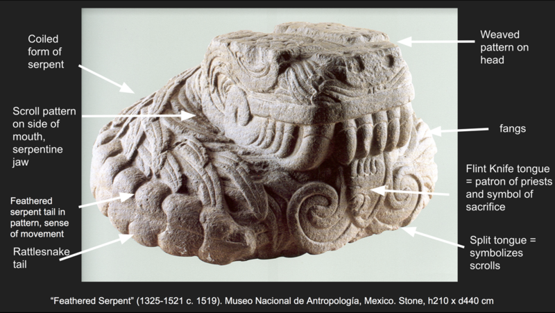 File:Annotated Image of the Feathered Serpent or Plumbed Serpent Sculpture.png