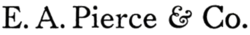 E. A. Pierce & Co. logo