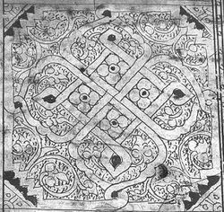 Endless knot detail, from- Burmese-Pali Manuscript. Wellcome L0026495 (cropped).jpg