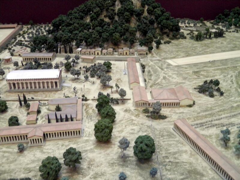 File:Model of ancient Olympia, British Museum5.jpg