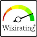 Wikirating Logo used by the website www.wikirating.com and by the Wikirating Association