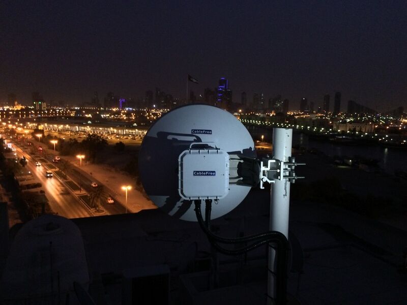 File:CableFree MMW Link installed in UAE.jpg