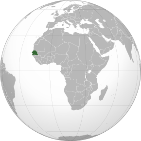 Location of Senegambia