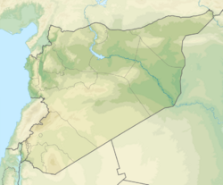 Location map/data/Syria is located in Syria