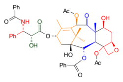 Taxol Nicolaou Tail Overview.svg