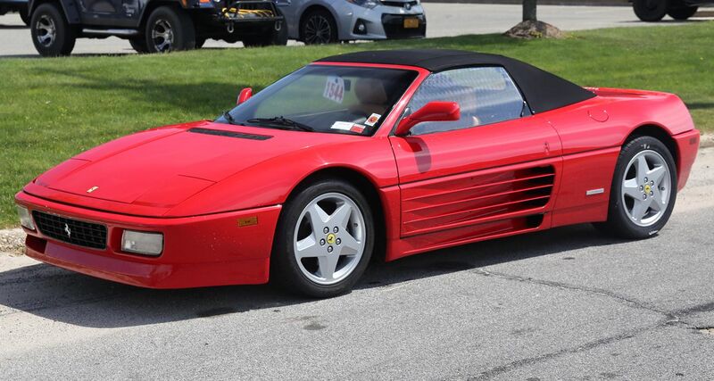 File:1993 Ferrari 348 Spider, roof up front left.jpg