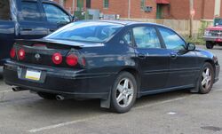 2004 Chevrolet Impala SS Supercharged, rear right, 08-27-2023.jpg