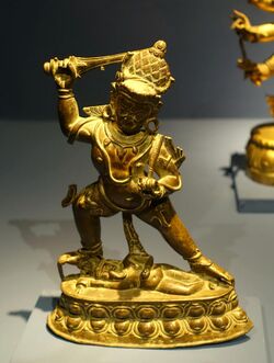 Acala, western Tibet, 13th century AD, bronze - Linden-Museum - Stuttgart, Germany - DSC03664.jpg
