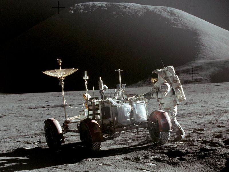 File:Apollo 15 Lunar Rover and Irwin.jpg