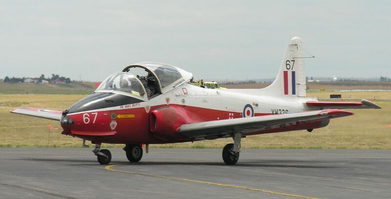 File:Hunting Jet Provost, Front Range Airport, Colorado.jpg