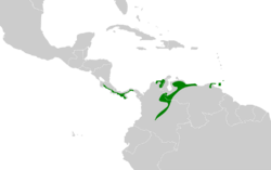 Pheugopedius rutilus map.svg