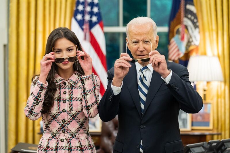 File:President Joe Biden and Olivia Rodrigo.jpg