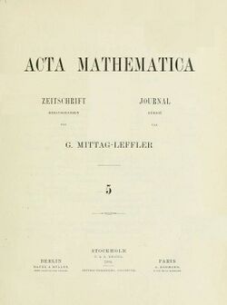 Acta Mathematica 1884 Titel.jpg
