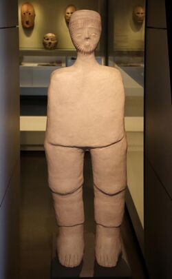 Ancestor Statue, Jericho, c. 9000 BC, Replica.jpg