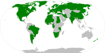 Map of member-countries
