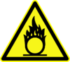 D-W011 Warnung vor brandfoerdernden Stoffen ty.svg