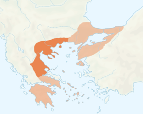 The Kingdom of Thessalonica within the Latin Empire (1204).