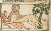 Manticore in British Library, Harley MS 3244