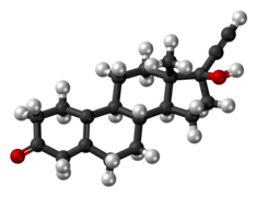 Noretynodrel molecule ball.png