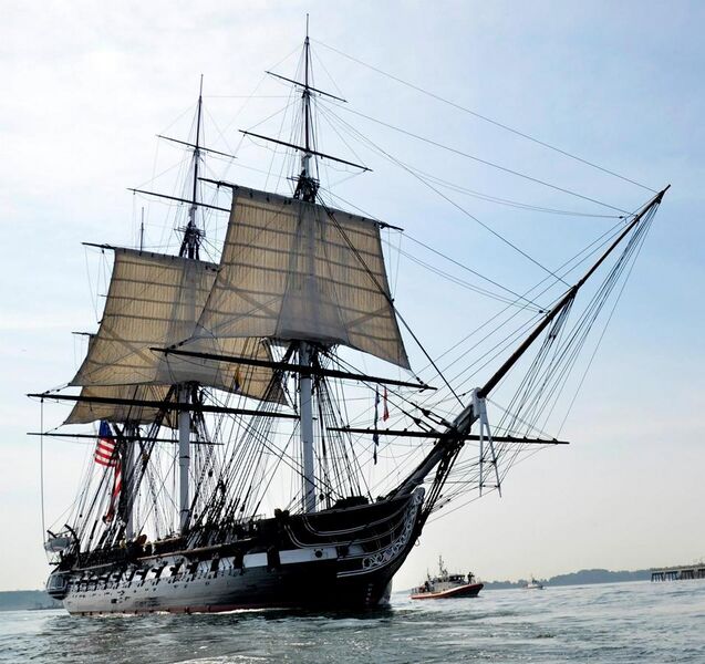 File:USS Constitution underway, August 19, 2012 by Castle Island cropped.jpg