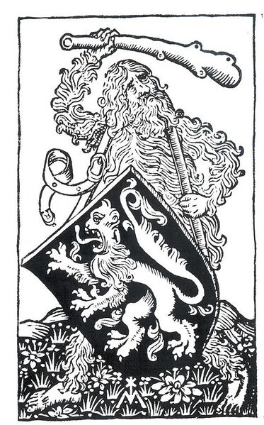 File:Wilder Mann mit umgehängtem Wappen 1487.jpg