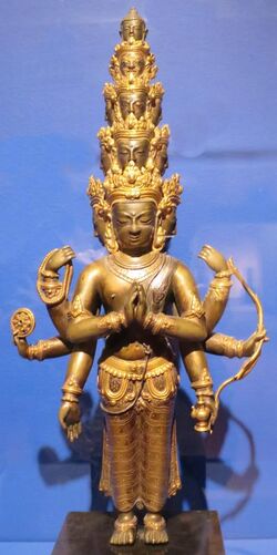 'Bodhisattva Avalokiteshvara with Eleven Heads', Tibet, Norton Simon Museum.JPG