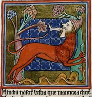 Manticore in Bodleian Library MS 764