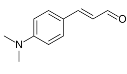 Dimethylaminocinnamaldehyde.svg