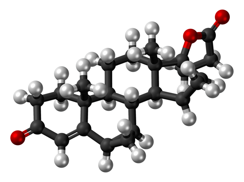 File:Drospirenone molecule ball.png