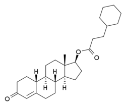 Nandrolonecyclohexylpropionate structure.png