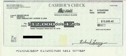 Wells Fargo counterfeit cashier's check 2006.jpg