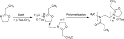 2-Ethyl-2-oxazolin Polymerisation.svg