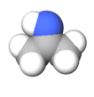 Space-filling model of acetone imine