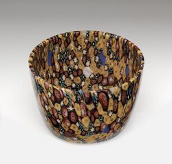 multi-colored bowl